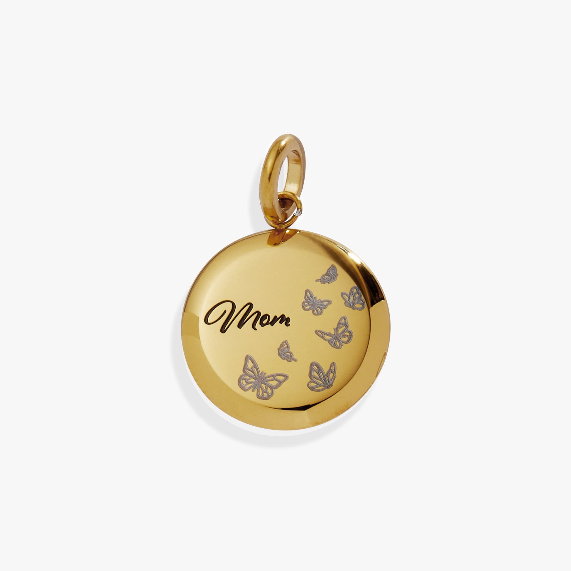 Mom Butterfly Disc Charm - Alex and Ani - Front View