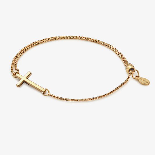 Pull Chain Cross Bracelet - Alex and Ani