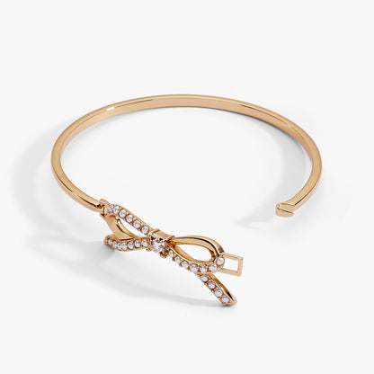 Bow Pearl Coquette Tension Bangle - Alex and Ani - Detail View 4
