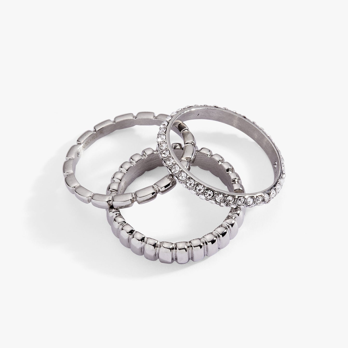 Ribbed Stacking Ring Set of 3 - Alex and Ani