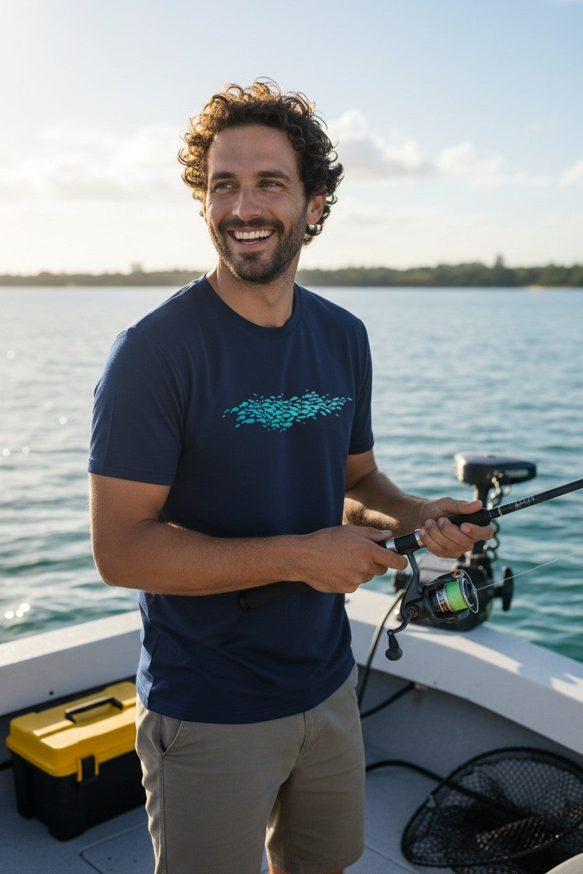 School of Fish | Moisture-Wicking Athletic T-Shirt