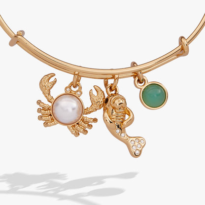 Sea Creature Multi Charm Bangle - Alex and Ani