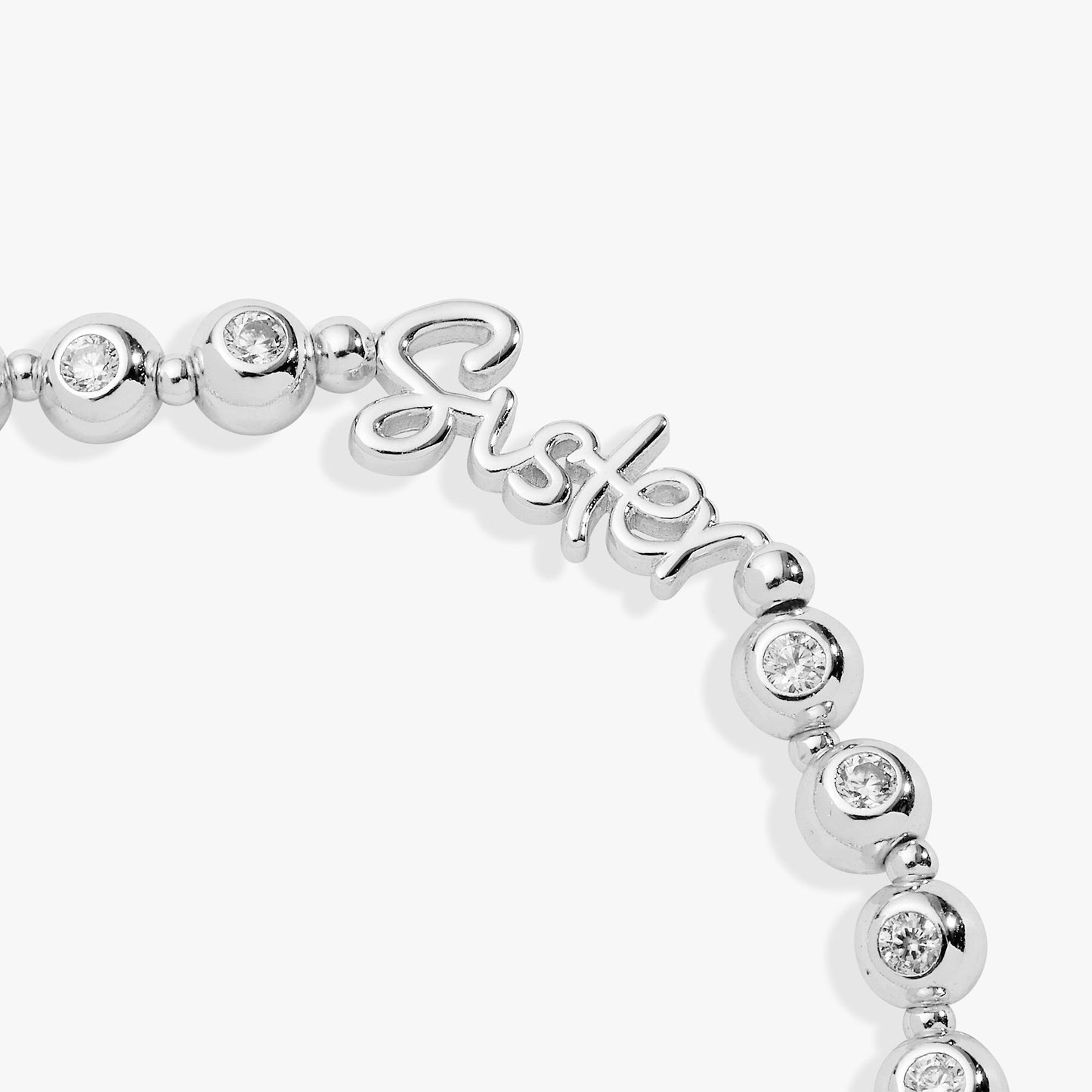 Sister Elongated Crystal Stretch Bracelet - Alex and Ani