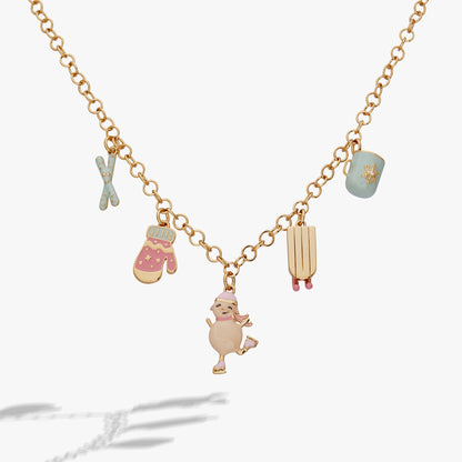 Winter Wonderland Multi-Charm Necklace - Alex and Ani - Front View