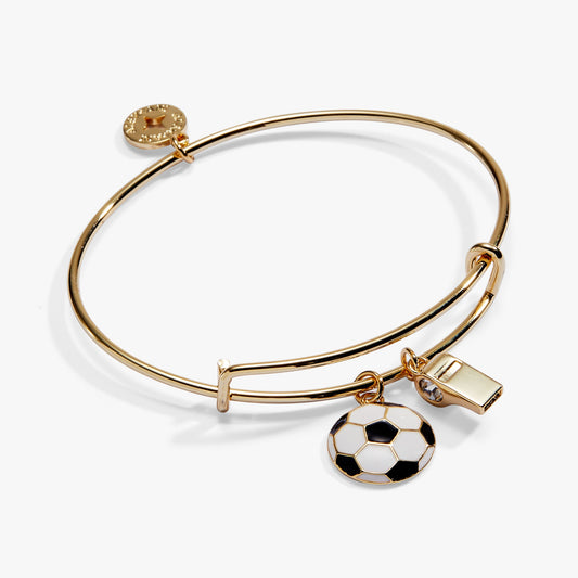 Soccer & Whistle Charm Bangle - Alex and Ani