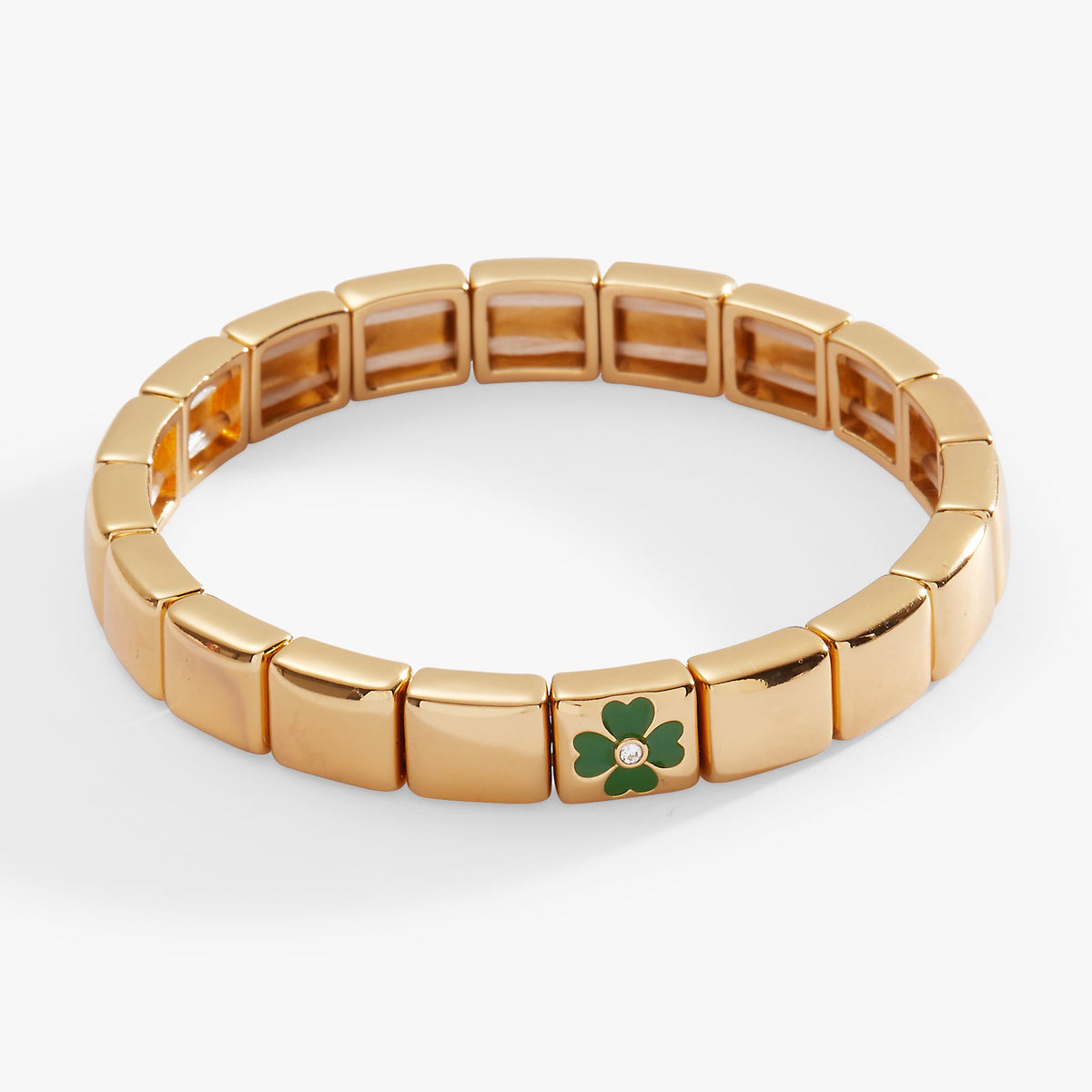 Lucky Clover Stretch Bracelet - Alex and Ani