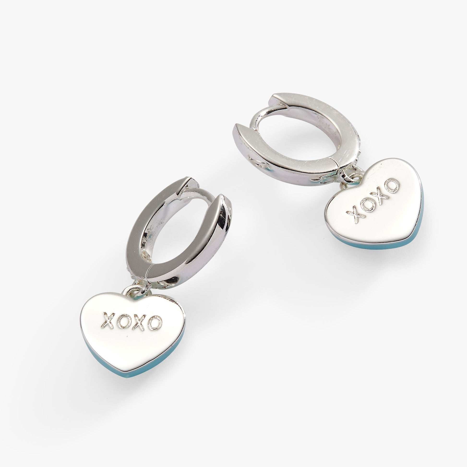 Sweethearts® “Be Mine” Huggie Hoop Earrings - Alex and Ani - Back View