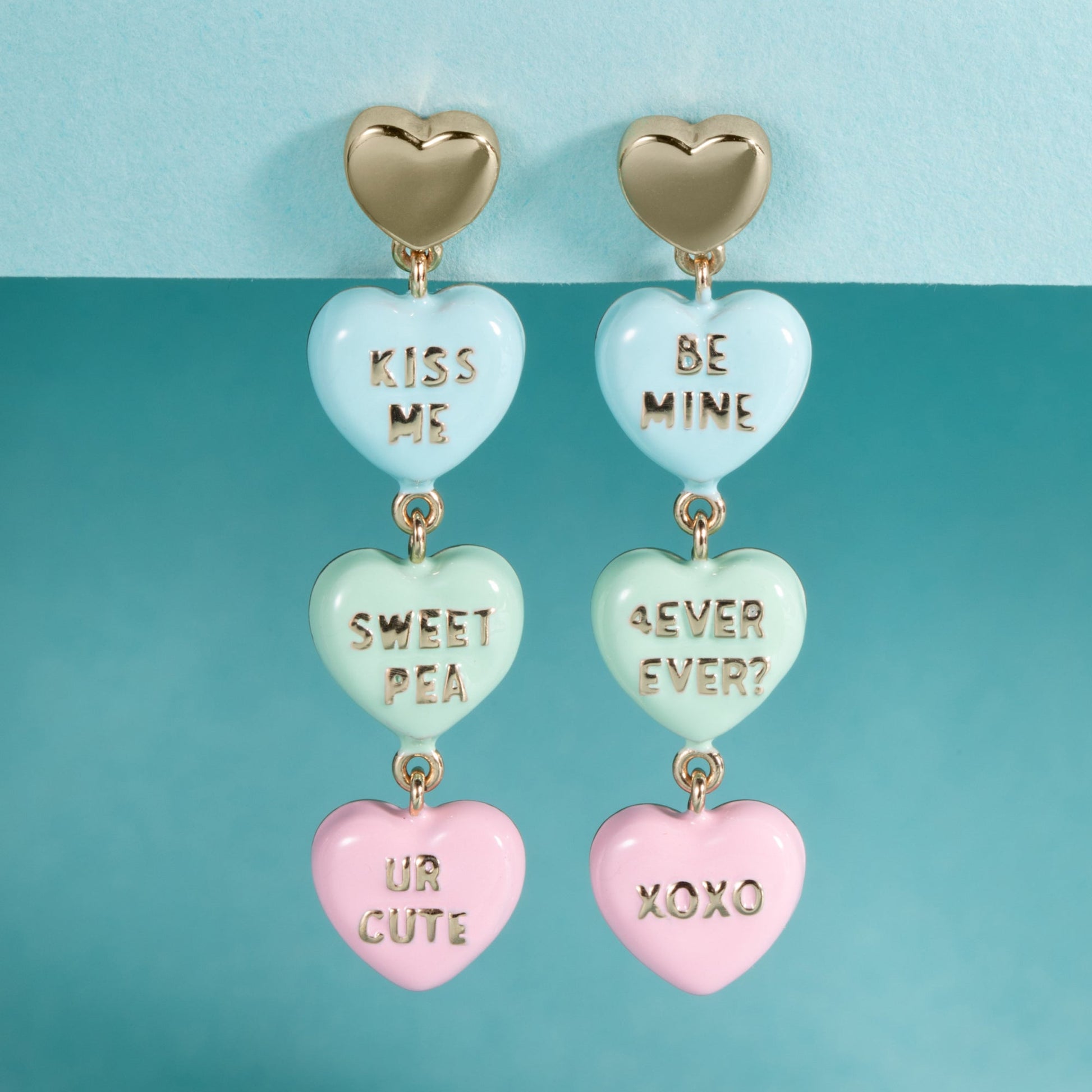 Sweethearts® Statement Drop Earrings - Alex and Ani - Side View