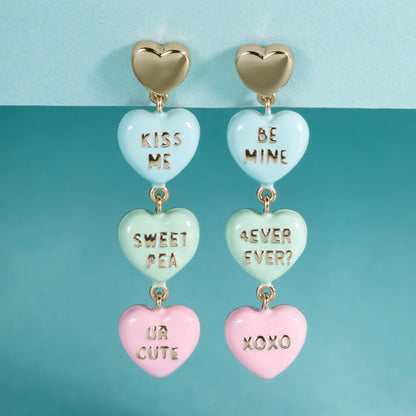 Sweethearts® Statement Drop Earrings - Alex and Ani - Side View