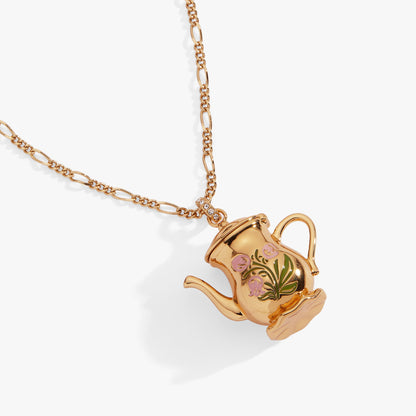 Tea Party Locket Pendant Necklace - Alex and Ani