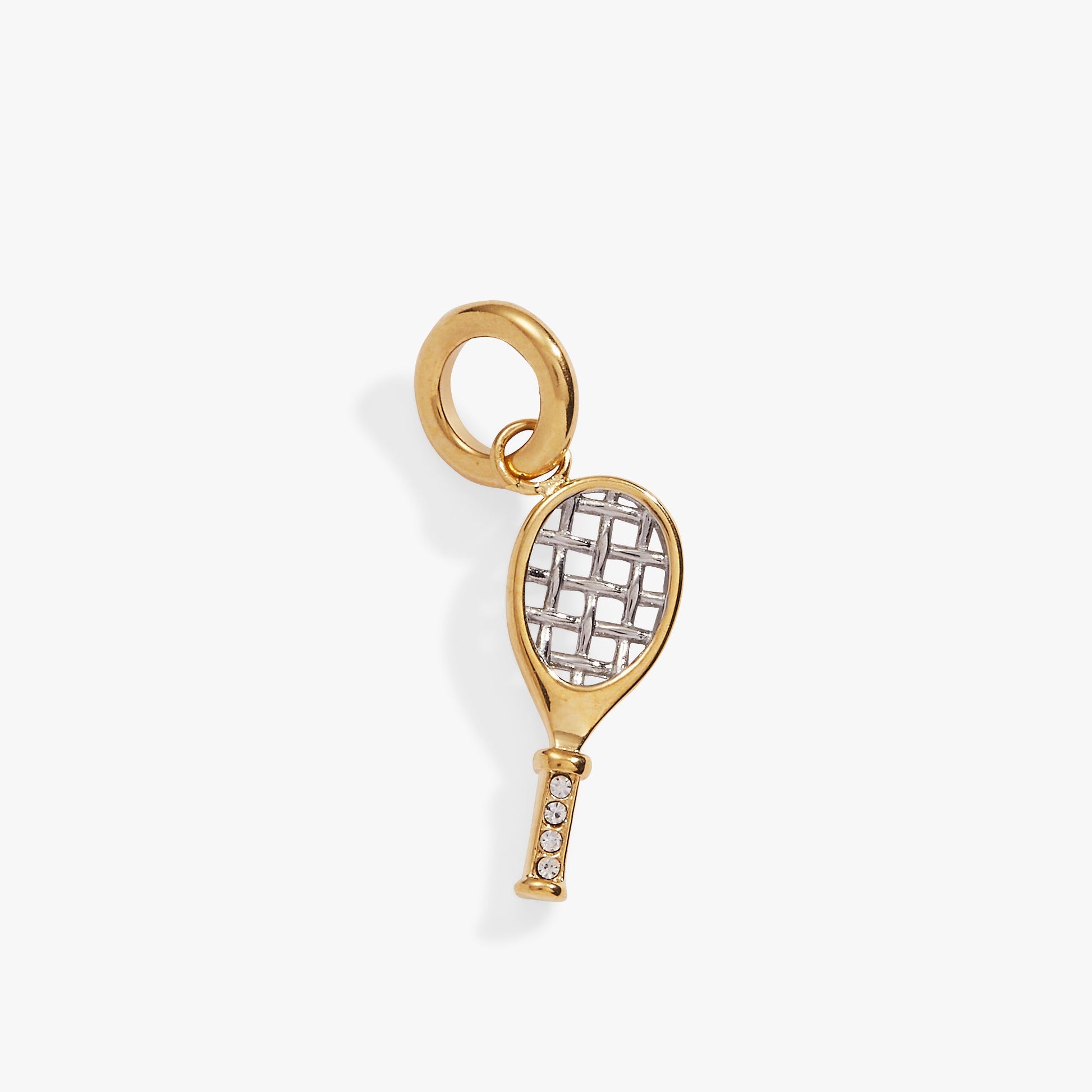 Tennis Racket Interchangeable Charm - Alex and Ani - Front View