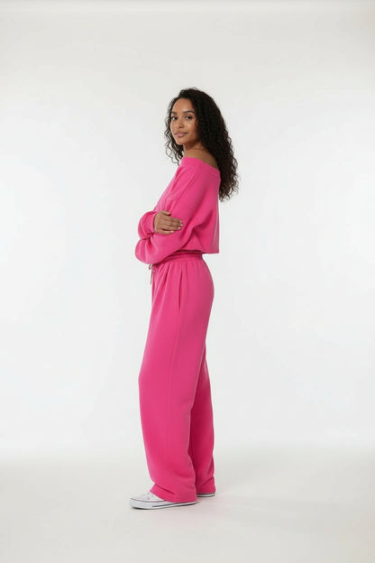 Hot Pink Lounge Set - Back View