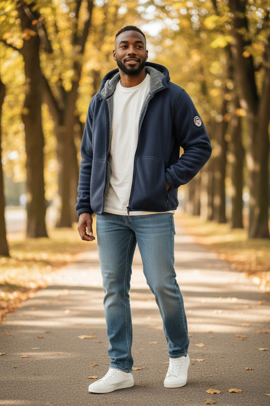 Men's Hooded Fleece Jacket