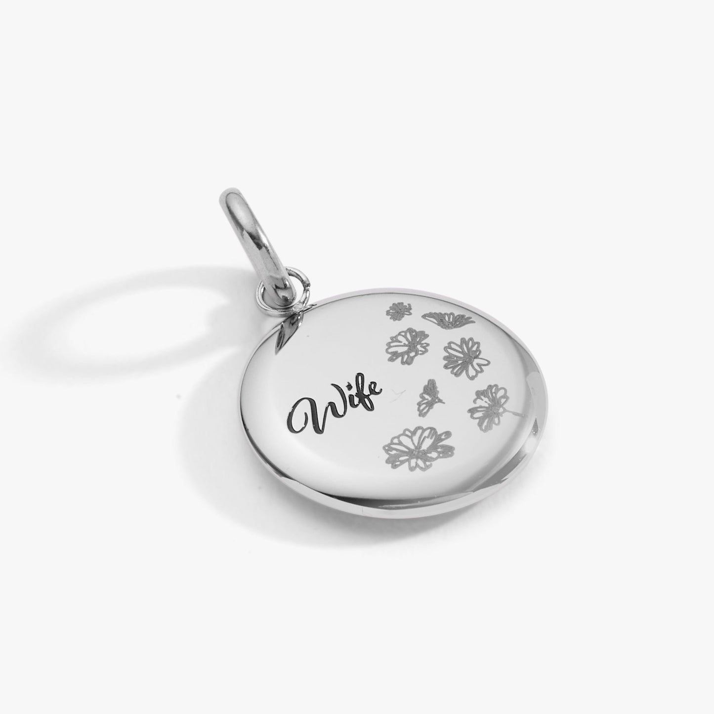Wife Flower Disc Charm - Alex and Ani