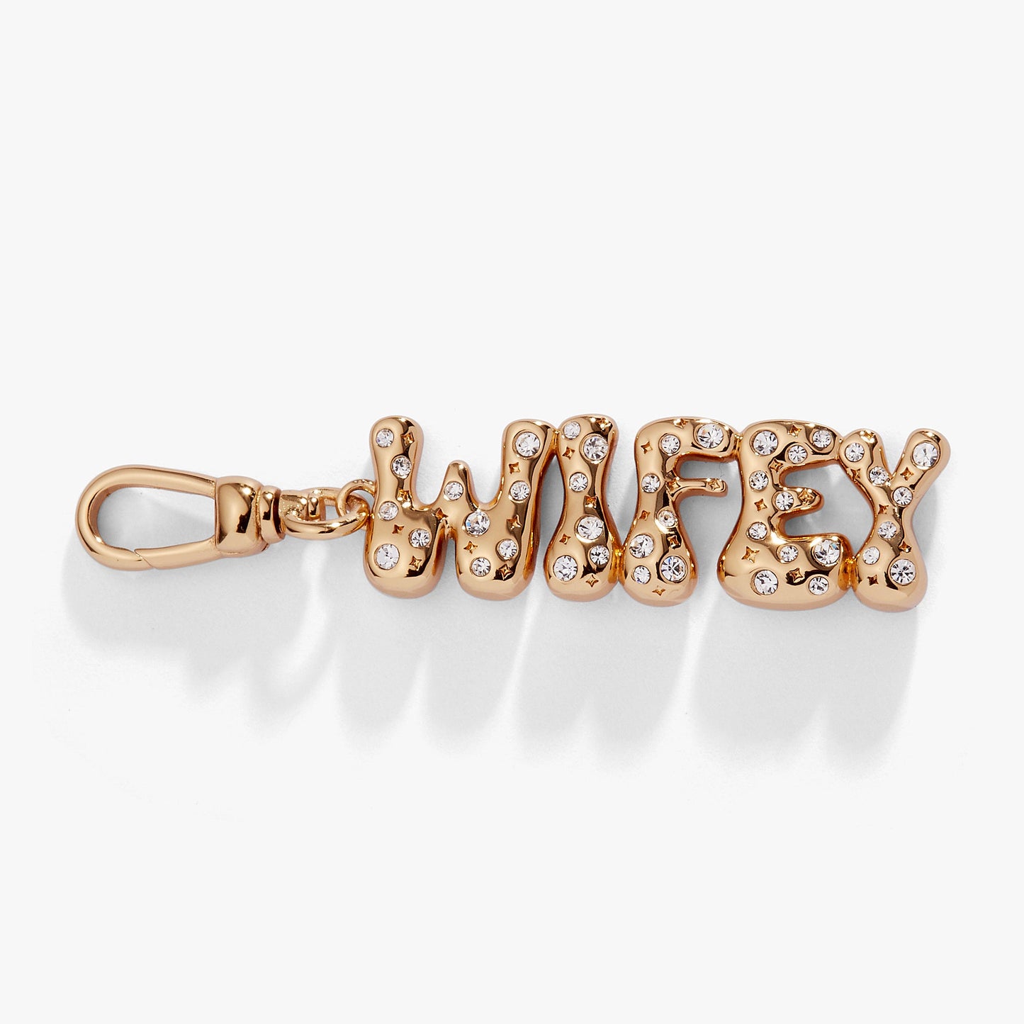 'Wifey' Bubble Crystal Clip Charm - Alex and Ani