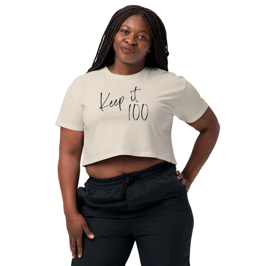 Keep it 100 crop top